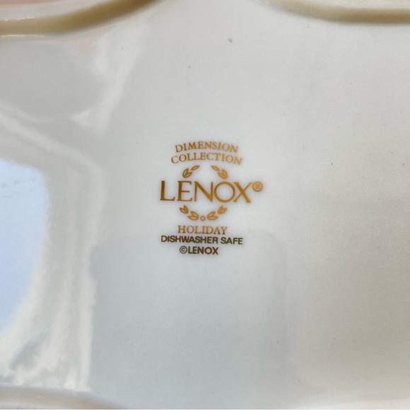 Lenox Holiday Holly Candy Dish - Picture 3 of 7